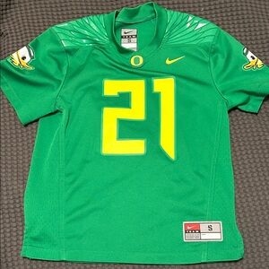 Nike U of O Ducks Green Football Jersey